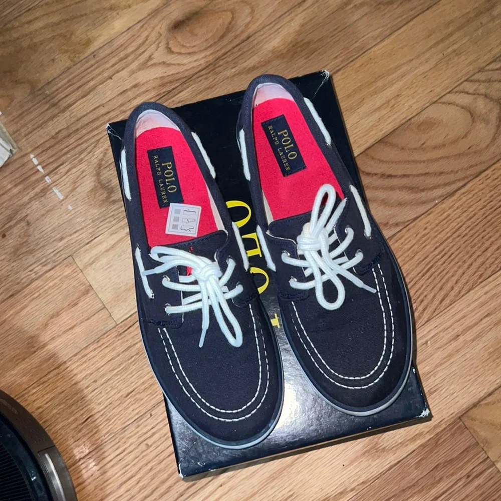 Polo RL Canvas Boat Shoes